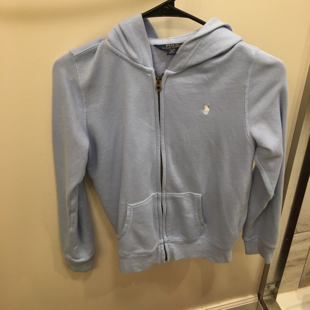 Polo zip up hoodie